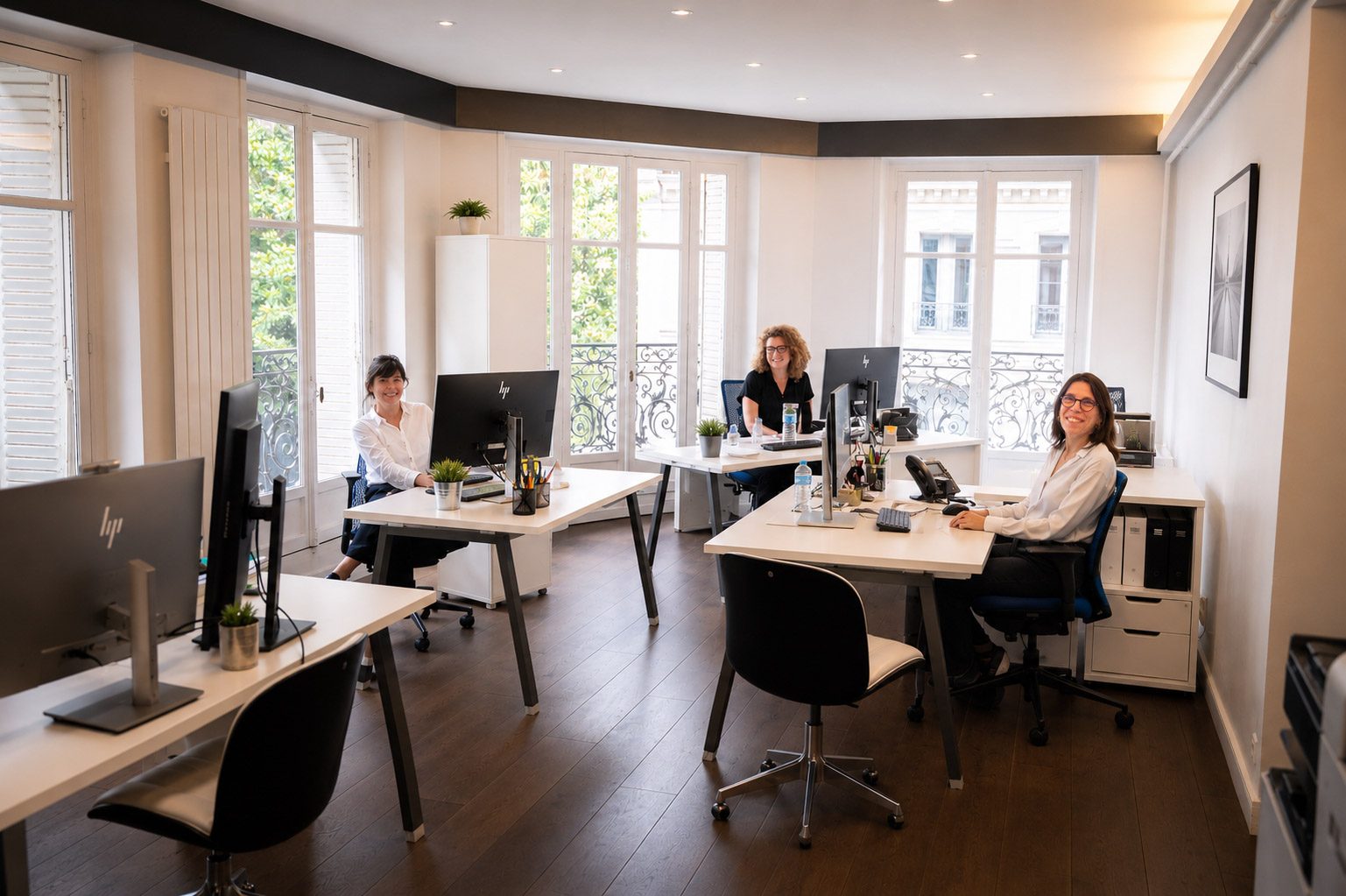 Les bureaux d'IVA Immobilier à Paris 16e